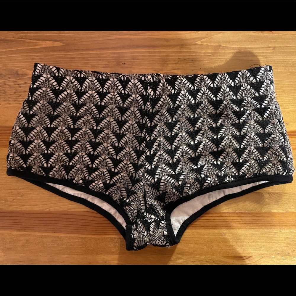 Evil Twin crochet woven shorts, size xs